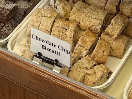 Chocolate Chip Biscotti at Missouri Baking Co